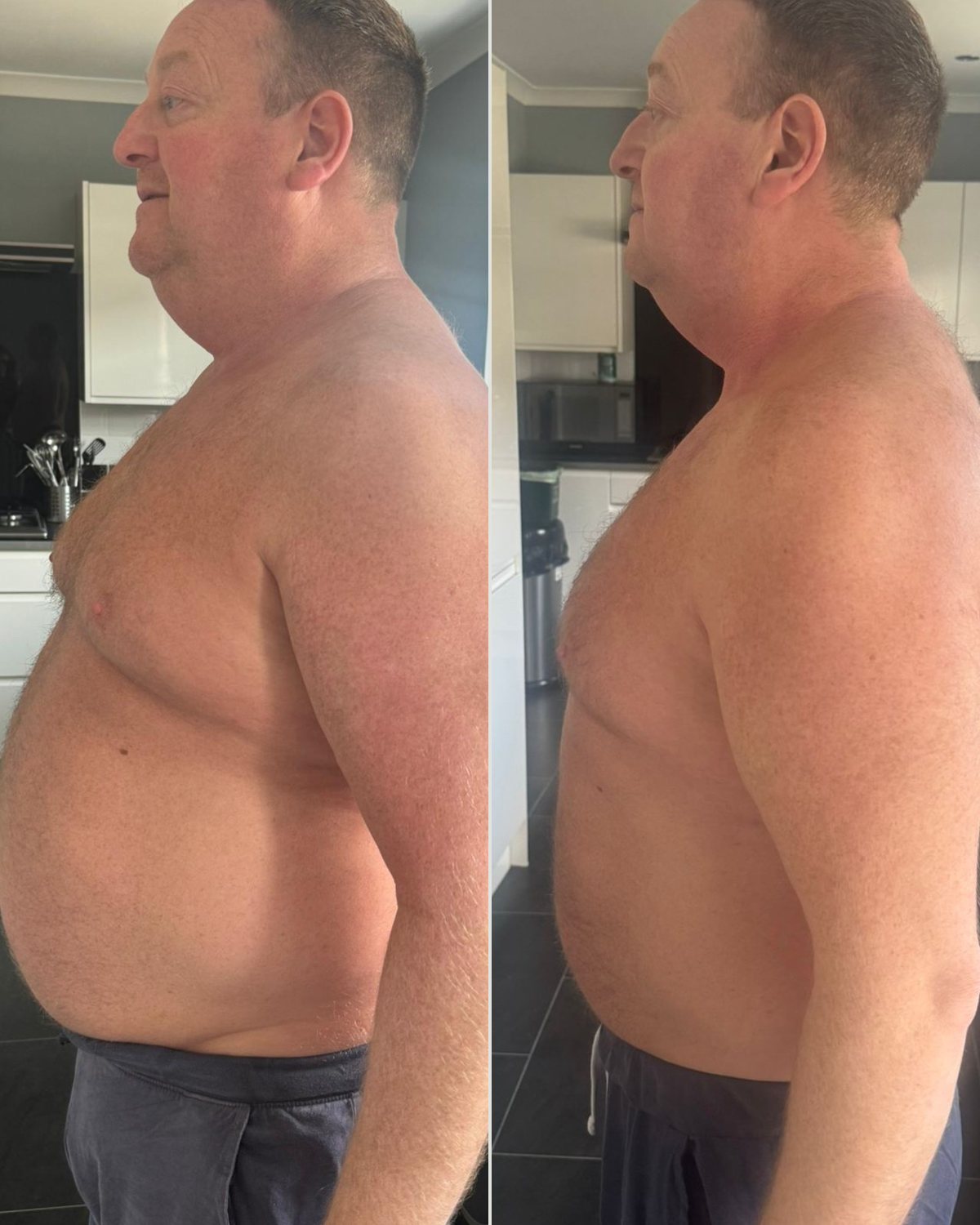 Chris L., before and after coaching with Jack