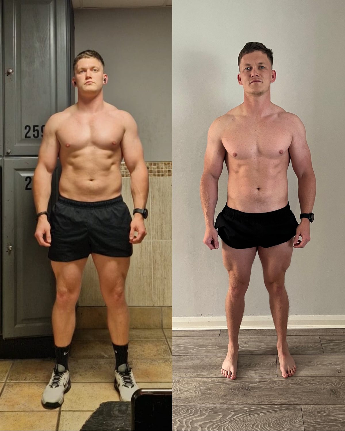 Floyd, before and after coaching with Jack