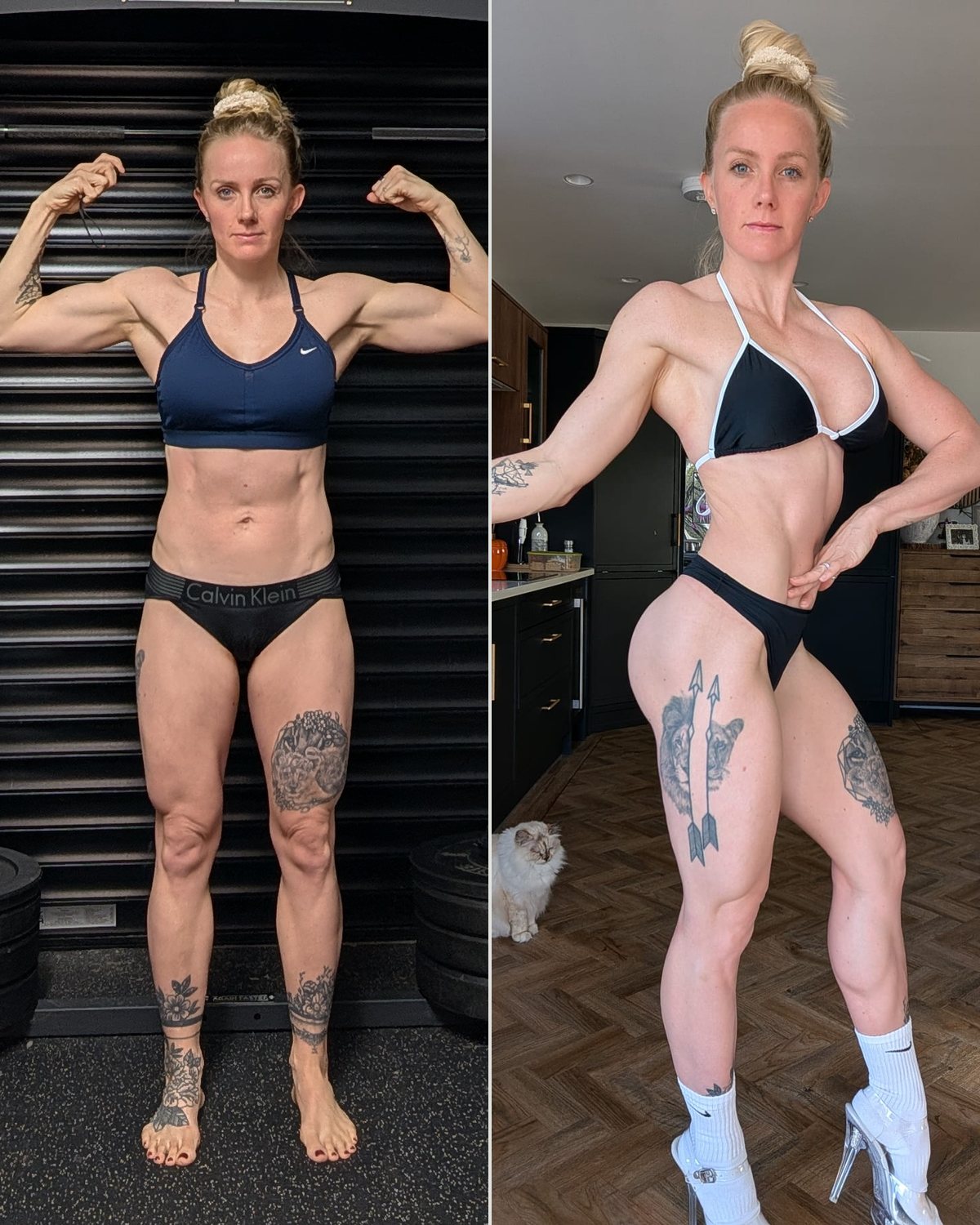 Hannah, before and after coaching with Jack
