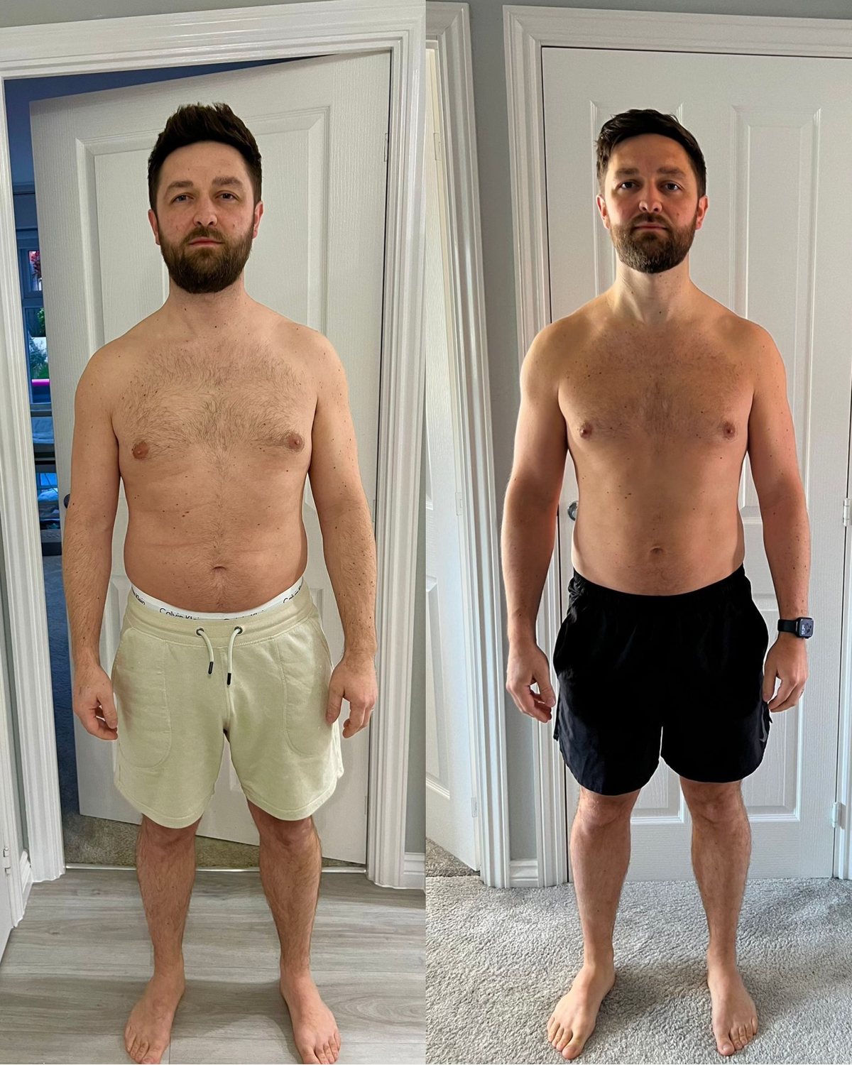 Jamie, before and after coaching with Jack